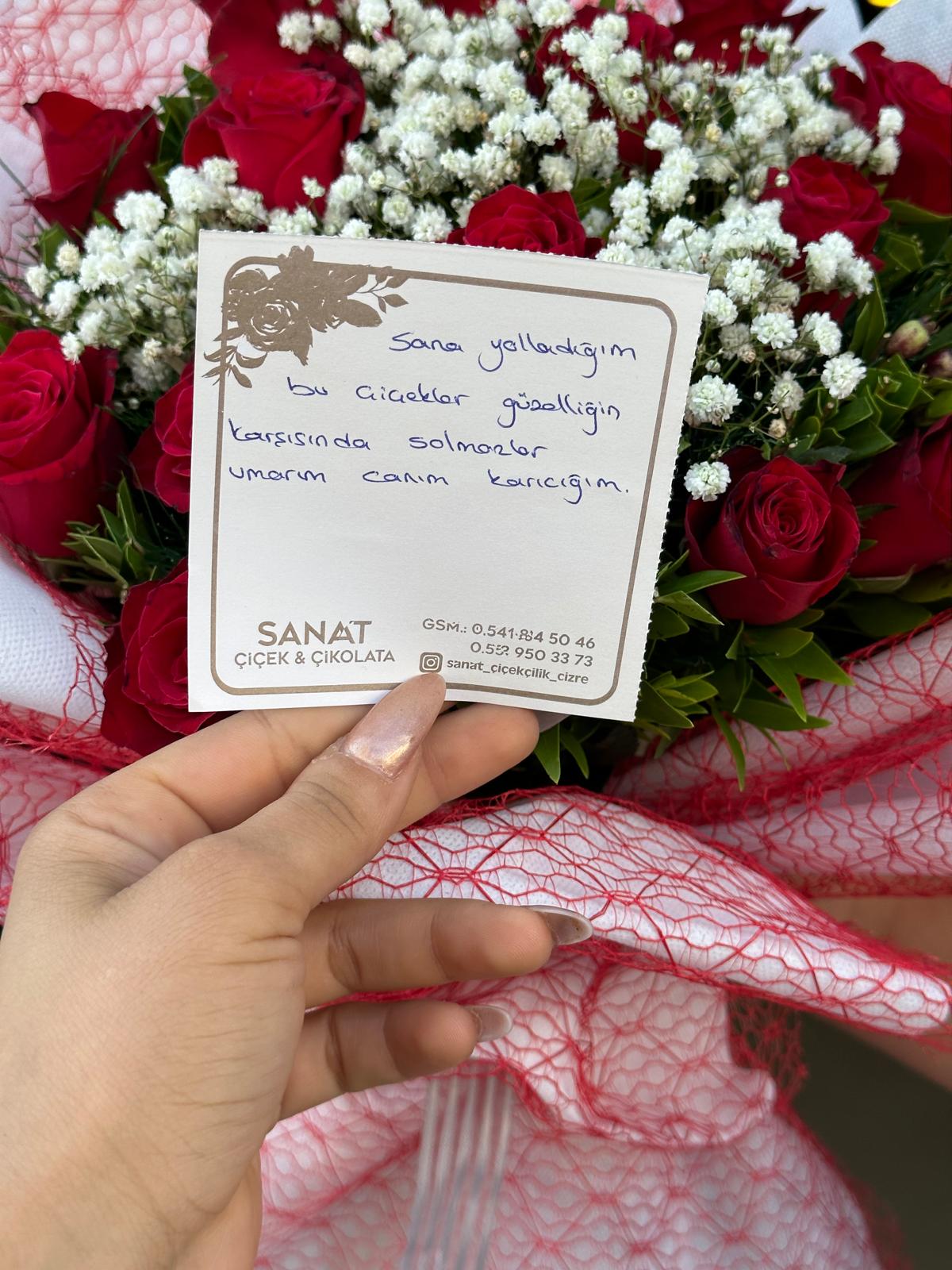 15 li Gül buketi
